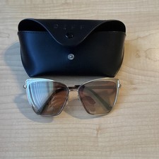 Diff Eyewear Womens Cat Eye Sunglasses Gold M...
