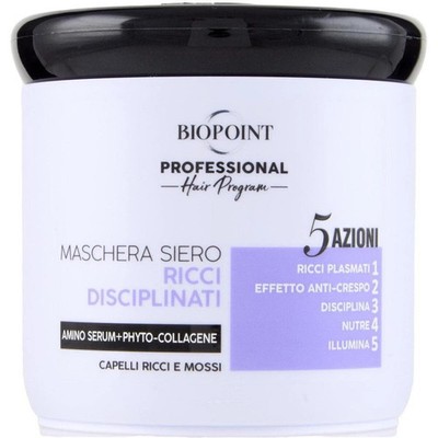 Biopoint Maske Serum 400ml Disziplinierte Locken Phyto-Kollagen