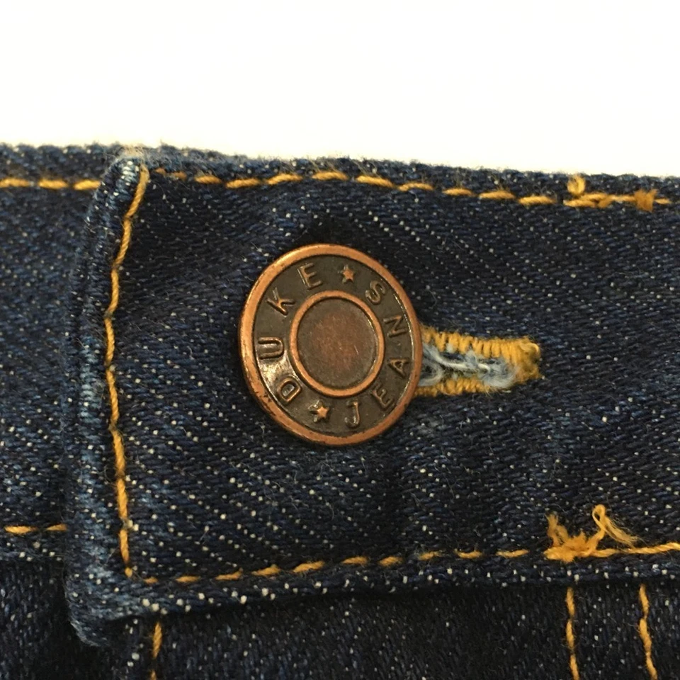 Duke Men's Relaxed Fit Jeans Size 44X29 Short Dark Wash Denim 100% Cotton NWT - Image 4 of 4