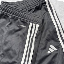 NEW Adidas Tiro Essential Pants Women M Grey SLIM AEROREADY Soccer Track Jogger