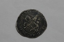 🧭 🇬🇧 UK GB HALF CROWN CHARLES I RARE HORSEMAN S.2773 14.53Gr FULL PORTRAIT B7