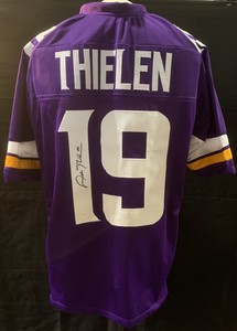 adam thielen autographed jersey
