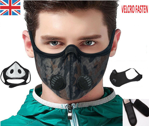 Grau Tarnfarbe Hoch Höhe Laufen Cardio Training Maske Fitness Elevation Mma UK - Bild 1 von 5