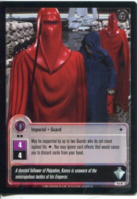 Star Wars Jedi Knights TCG MOTF #31 Kir Kanos [GOLD]
