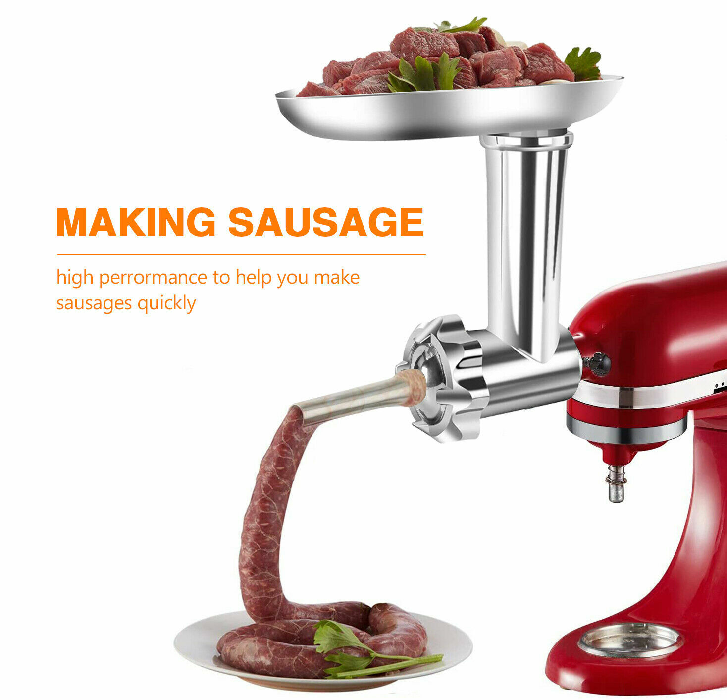 mixer sausage attachment