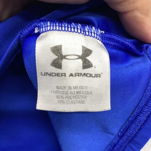 Under Armour Men's HeatGear Short Sleeve Compression Shirt-1361518 Large Blue - Picture 19 of 21