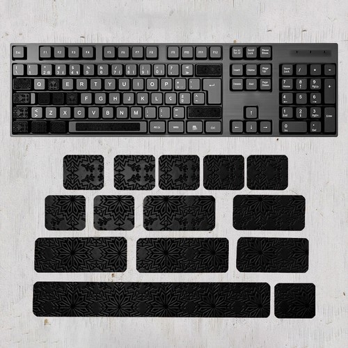Keyboard Keycap Anti-Slip Stickers Universal Lizard Skin Sweat-Absorbent - Picture 11 of 17
