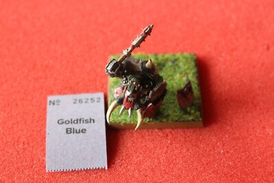 Games Workshop Warhammer Orks Orruks Black Orc Warboss bemalt basierend Finecast GW