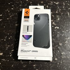 Spigen Thin Fit ACS04772 Case for Apple iPhone 14 Plus 6.7" small camera Black