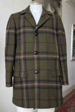 PENDLETON VINTAGE PLAID WOOL COAT / JACKET MEN SZ 40 REG