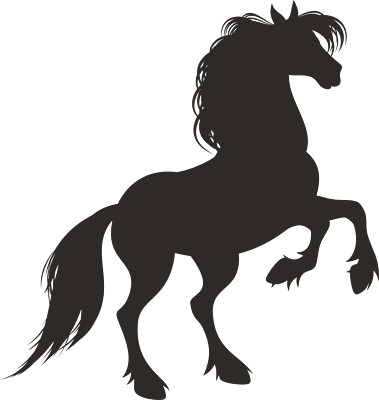 Vinyl Decal Car Truck Stanley Cup Sticker Cowgirl Cowboy - Horse Silhouette V6
