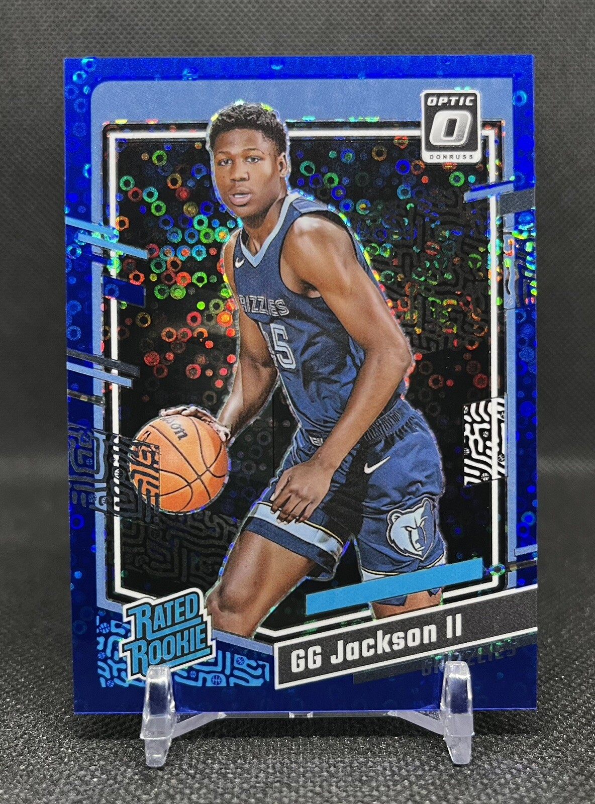 2023-24 Donruss Optic GG JACKSON II Rated Rookie Fast Break BLUE DISCO /49 RC SP
