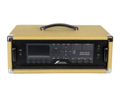 Gator Cases GR-RETRORACK-3TW 3U Vintage Amp Vibe Rack Case   Tweed