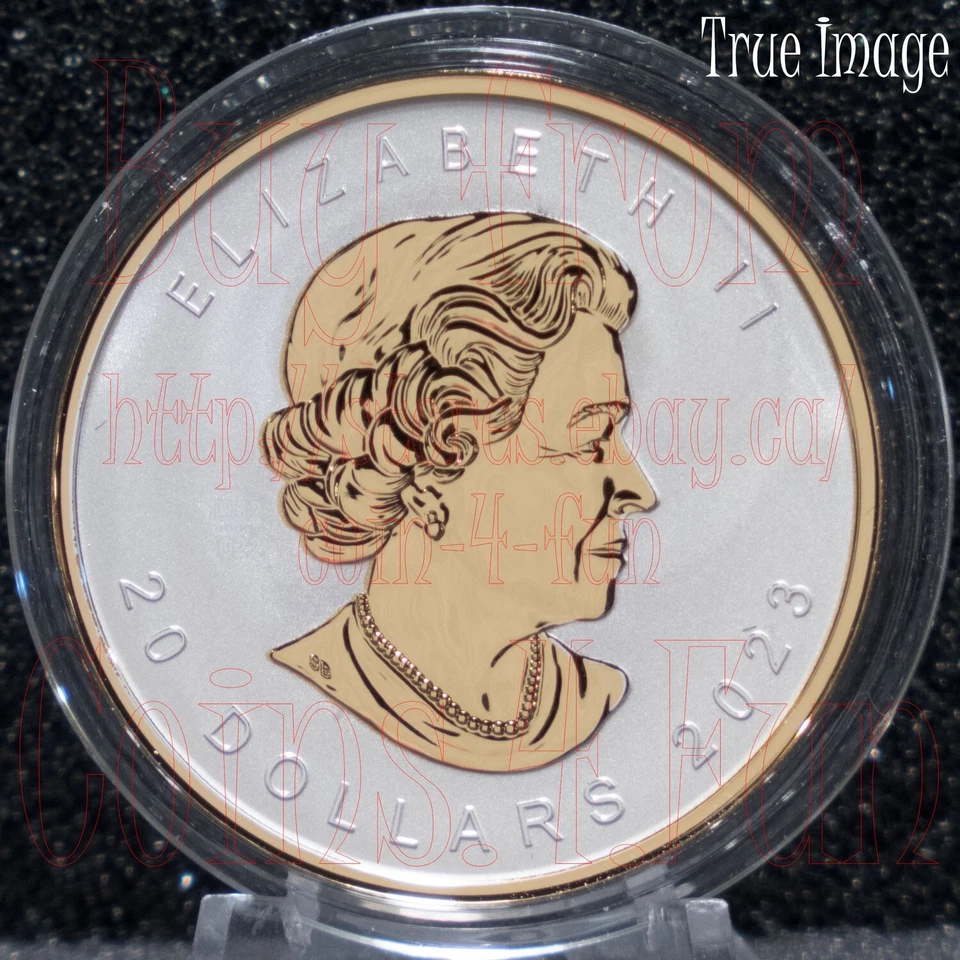 2023 Maple Leaf Canada Ultra-High Relief UHR SML $20 1 OZ Pure Silver Proof Coin - Image 3 of 3