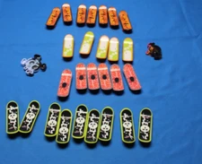 Finger Skateboard lot of 27 Plastic Halloween Finger Boards