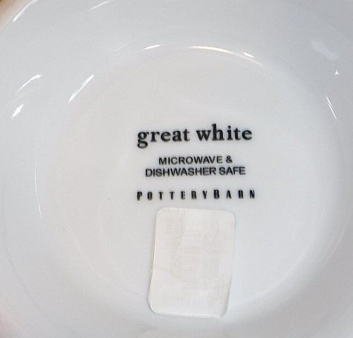 Pottery Barn Great White ~ Round Tureen with Ladle - Picture 6 of 7