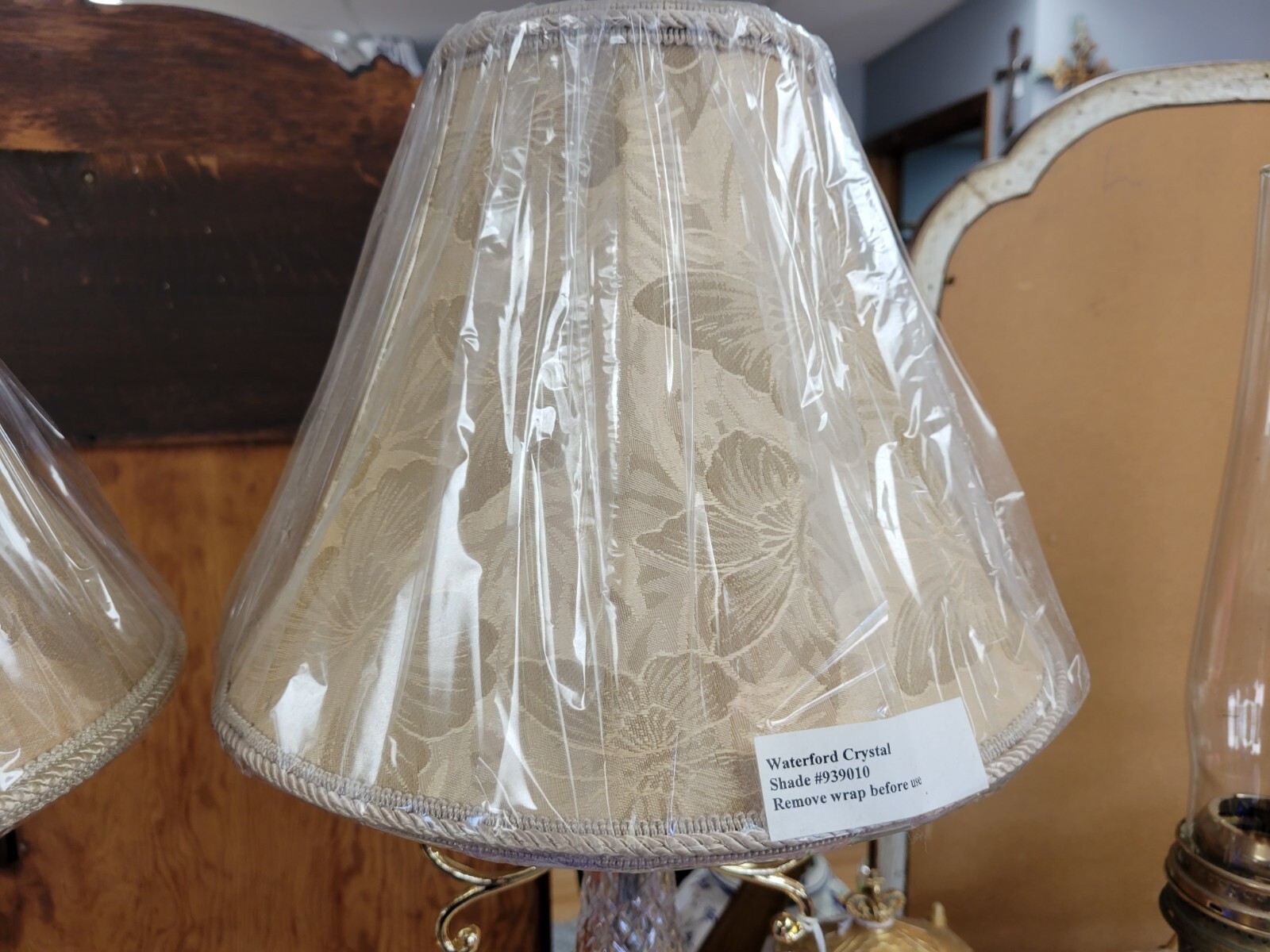 Waterford Crystal Lamp With Shade eBay