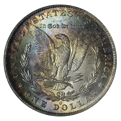 1885-O Morgan Silver Dollar BU *UNCIRCULATED* MS TONED E348 KVSFM