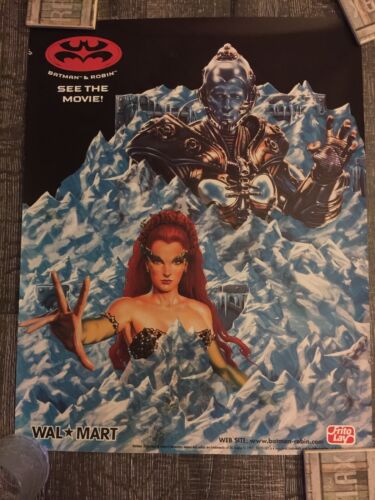 Batman & Robin Poster 1997 Promo 17.5x22.25 Walmart Frito Lay RARE