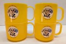 Disney: Tokyo Japan Disneyland Hotel Plastic Coffee Tea Cup Yellow Mickey Minnie