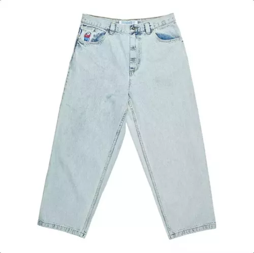 Ukskate Big Boy Jeans Dark Blue Wash Loose Fit Skate Denim Baggy Polar Skate - Picture 14 of 24
