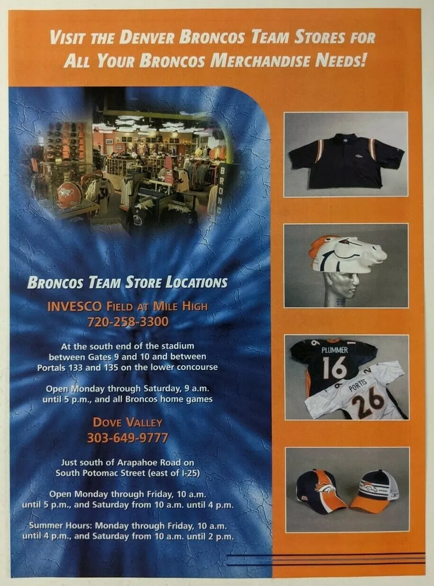 Denver broncos store team store