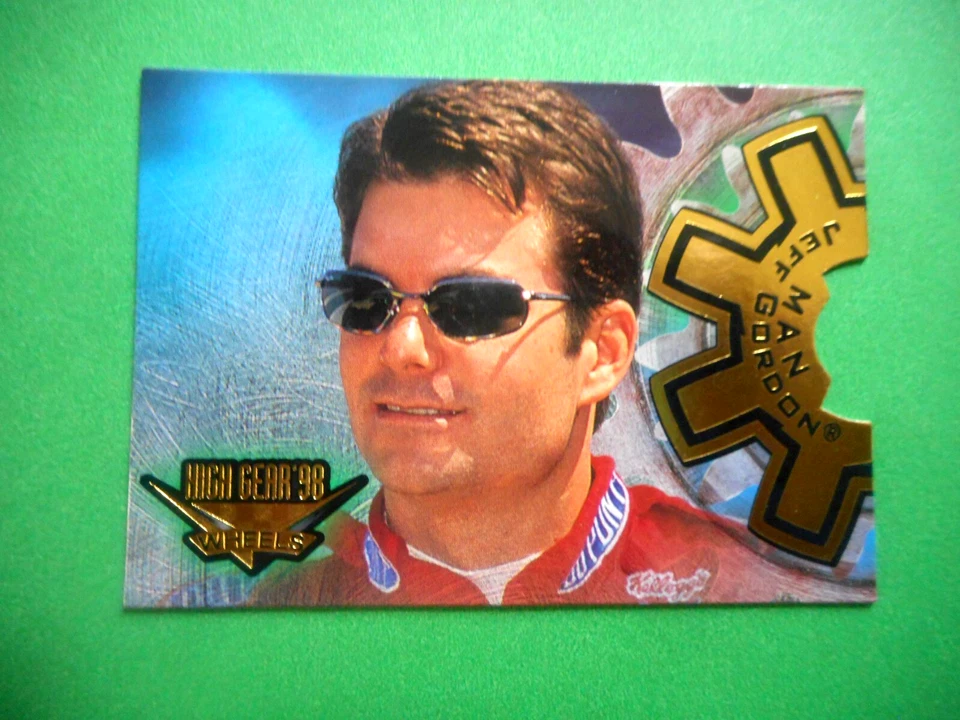 2) RARE Jeff Gordon 1998 Wheels High Gear Pair MAN & MACHINE Insert Cards MM1A9 - Image 3 of 4