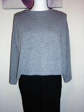 Avon Two Piece Gray Off the Shoulder  with Black Dress Size S