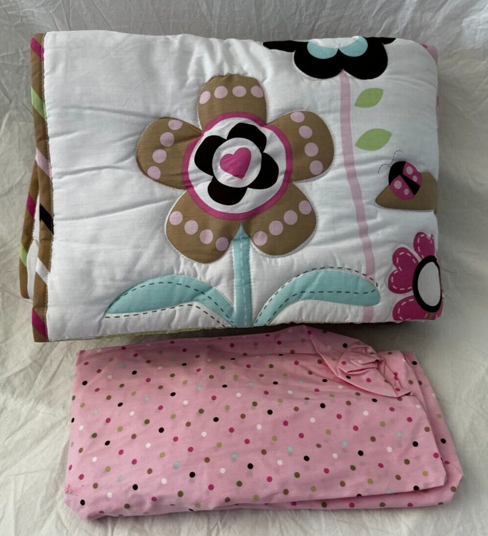 2 pc Circo Floral Baby Crib Bedding Comforter & Fitted Sheet Set NIP
Opens in a new window or tab