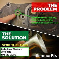 Rolls-Royce N73 V12 Coolant Transfer Pipe Repair! IT WORKS OR YOUR MONEY BACK!!!