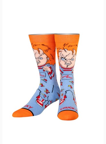 Horror Socks, Fun Novelty Mens Crew Character Socks - 第 1/3 張圖片