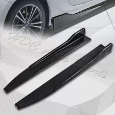 Universal Carbon Style Side Skirt Rocker Splitters Diffuser Winglet Wind 31"x4"