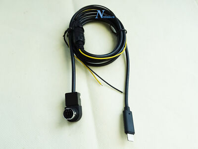AUX CABLE FOR ALPINE IVA-W202 IVA-W202E IVA-W202R IVA-W205 iPHONE 14 13 12 11 X