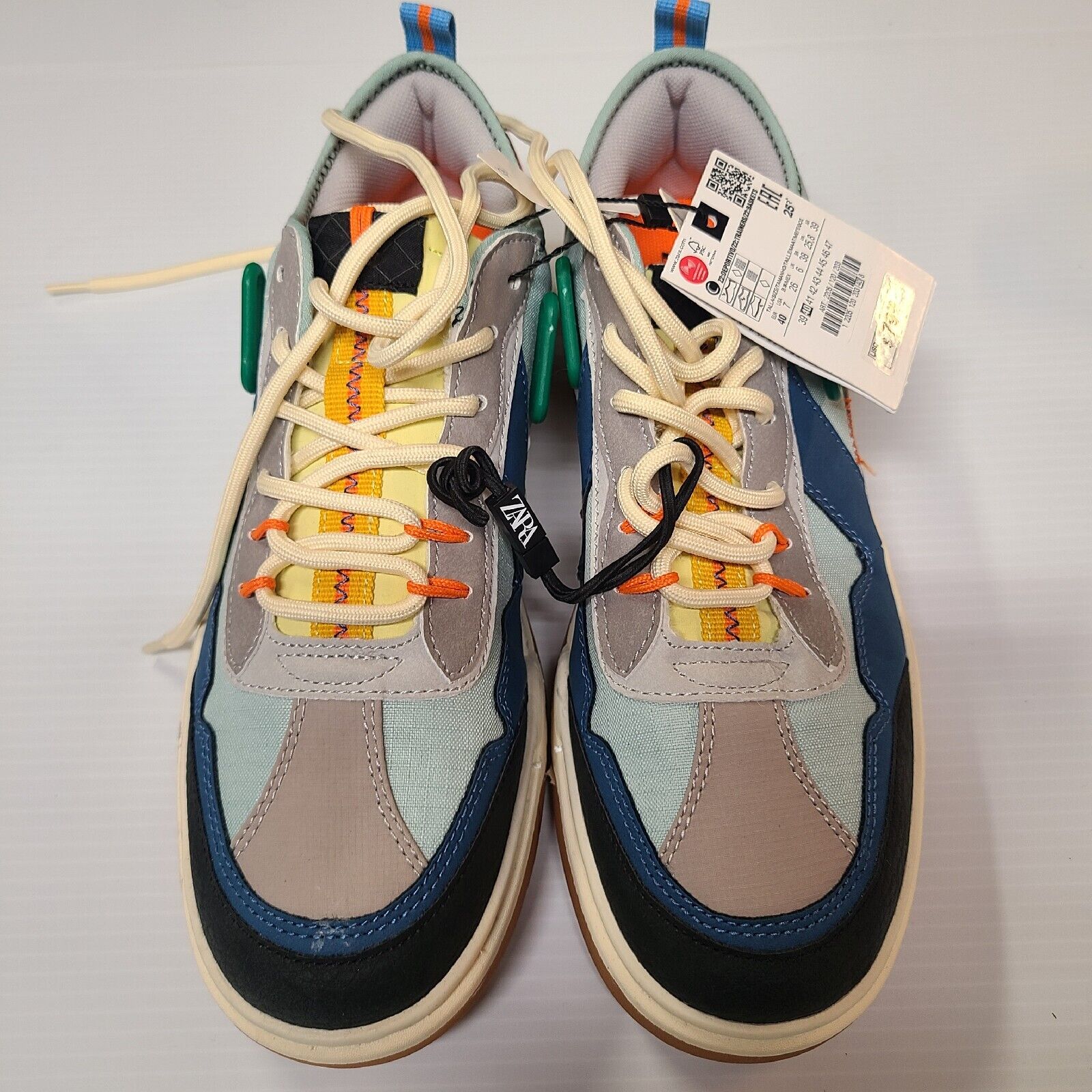 ZARA MULTIPIECE SNEAKERS MULTICOLOURED SIZE 7 | 2205/120/203 | eBay