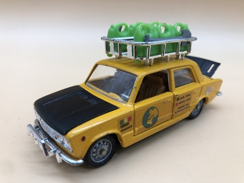 mebetoys A41 Fiat 124 1/43 Raid Due Capi Cape Town North Cape 1970’s GC - Picture 8 of 9