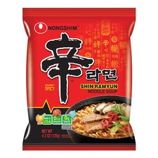 Shin Ramyun Spicy Beef Ramen Noodle Soup Pack, 4.02 oz, 10 Count
