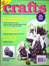 DRAMALIZ ZIG ZAG QUILT - CRAFTS CROSS STITCHER MAGAZINE, APRIL 1990