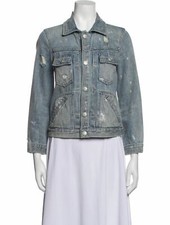 MARC JACOBS Blue Denim Button Up Jean Jacket Size XS