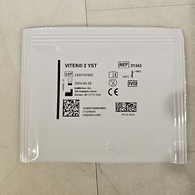 BioMerieux Vitek 2 YST Yeast Test Kit  Reagent Card 21343 - 1 Card