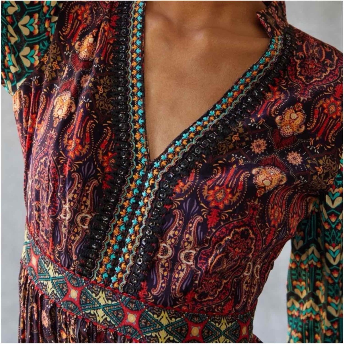 knee length dresses for ladies ALLURA MAXI DRESS  Bhanuni by jyoti
