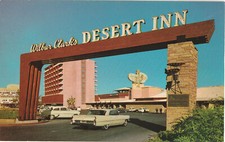1960s POSTCARD LAS VEGAS NV NEVADA WILBUR CLARK'S DESERT INN HOTEL  RESTAURANT