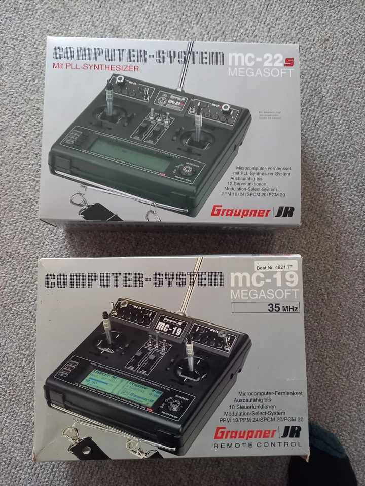 Graupner MC-19 MC-22 transmitter Mhz band BOX ONLY - Image 2 of 3