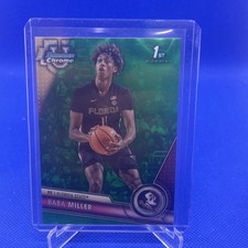 2023-24 Bowman University Chrome Green Baba Miller /99 #100
