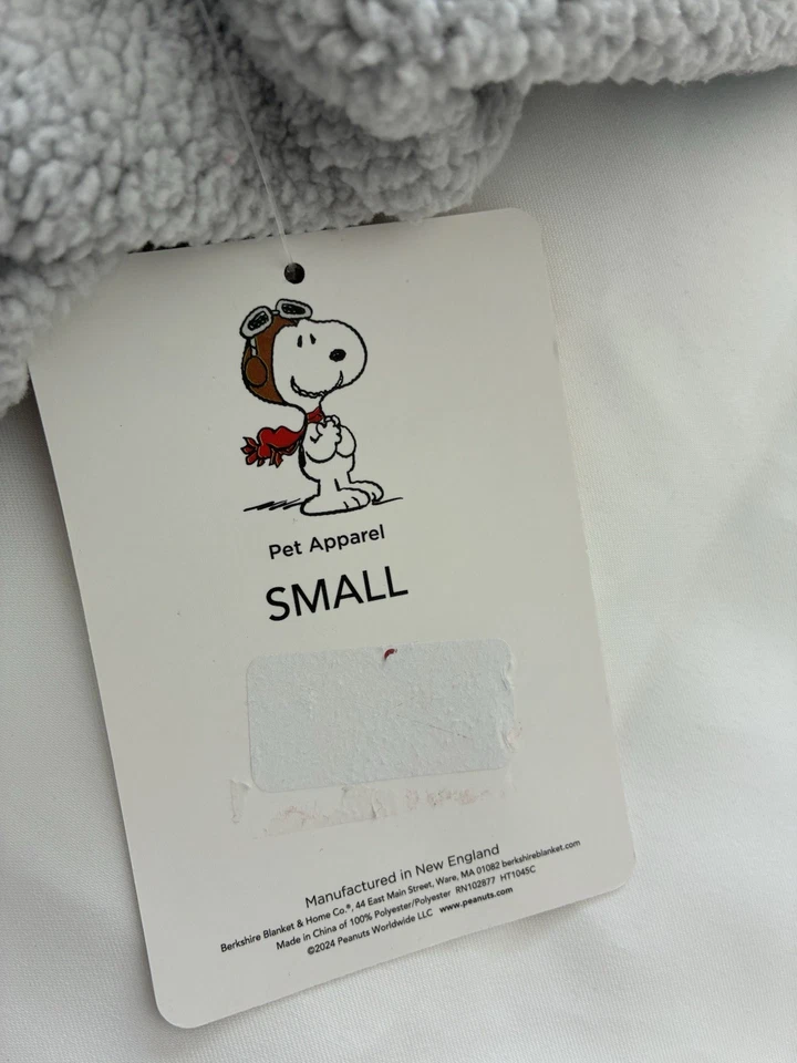 Peanuts Pet Apparel de Berkshire - Navidad Snoopy perro polar-talla pequeña Foto 4 de 4