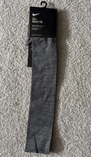 Nike Dry Head Tie Adult Unisex Charcoal/Heather Gray/Black Adjustable NEW