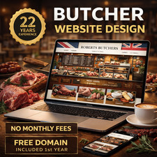 Butcher & Farm Shop Website Design | WordPress | No Monthly Fees + Free Domain
