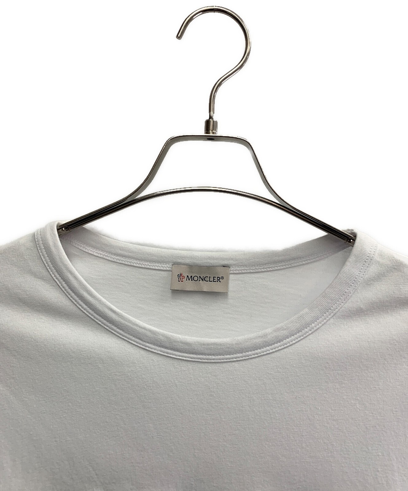 MONCLER MONCLER MAGLIA T-SHIRT Size: XL White Men G10918D71810 thumbnail 3