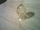 Vintage Avon 1980's Crystal Clear Pedestal With Lid — photo 4