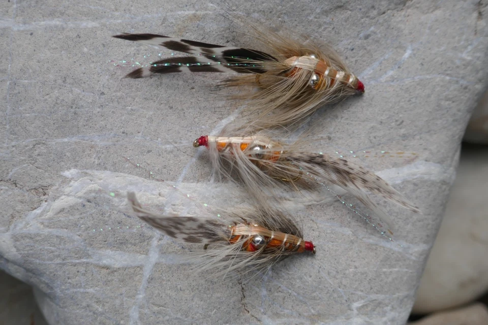 3 St. TANGLÄUFER # 8 Fliegenfischen Meerforelle Springerfliege Forelle Saibling - Bild 1 von 1