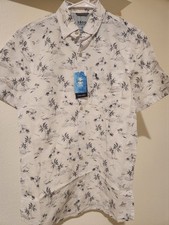 IZOD Saltwater Multicolor Relaxed Classic Tropical Button Down Shirt Men Size S